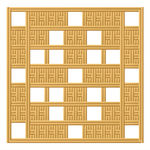 矢量逼真竹编织仿古设计