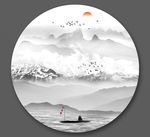 中式山水画