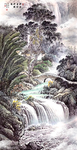山水画玄关画