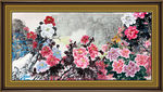 牡丹国画