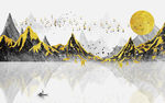 金山背景新山水画 TIF分层