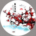 国画梅花