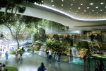 智能绿色室内商场景观建筑效果图