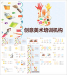 美术画画艺术绘画培训招生PPT