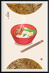快餐炒菜装饰画海报