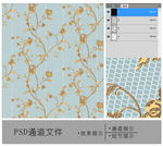 装饰花纹通道图片