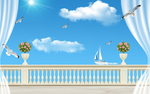 海景天空