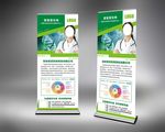 生物科技医疗展架免疫细胞DNA