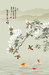 国画玉兰