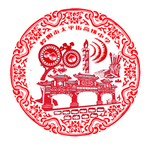 校徽剪纸
