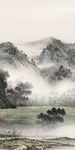 中国风玄关山水新画 TIF分层