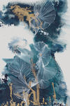 现代意境抽象玄关装饰画