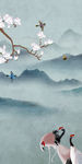 花鸟山水新玄关画 TIF分层