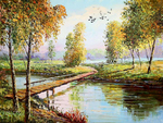 风景油画