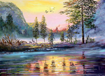 风景油画
