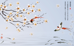 手绘花鸟