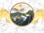 新中式背景墙