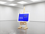木质框展架展览样机