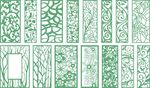 花格 窗花 镂空花纹 屏风 镂