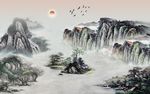 水墨山河图