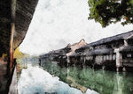 水墨画