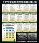 中小学开学复课疫情防控制度全套