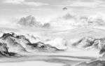大厅灰色山水石纹 TIF分层