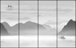 水墨画水墨画山水
