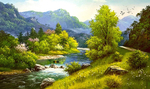 风景油画