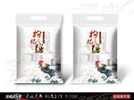 枸杞鸡包装袋展开图