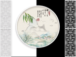 新中式背景墙
