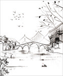 水墨画
