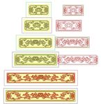 牡丹花围板牡丹花板精雕图浮雕图