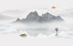 抽象山水画