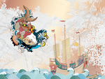 新中式背景墙