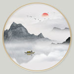 水墨山水画