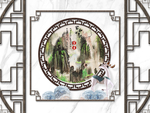 新中式背景墙