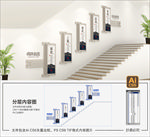 中式楼梯文化墙