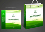 绿色手提袋 手提袋设计 手提袋