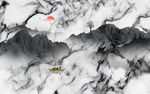 水墨山水画