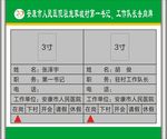领导工作人员去向牌