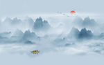 水墨山水画