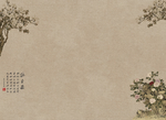 中国画PSD分层素材