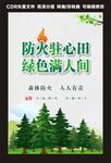 森林防火宣传海报