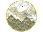 新中式圆形装饰画北欧装饰画