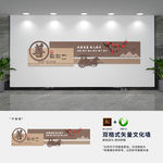 简约校园国学文化墙