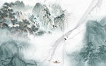 高清 中式山水新画 tif分层