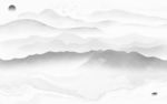 高端 新款山水画 tif分层