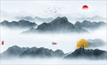 新中式山水画