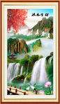 山水画国画山水画